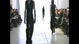 Yves Saint Laurent Homme fall winter 2000 2001  part 1 [upl. by Losyram]