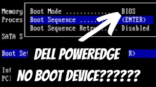 Fix Dell PowerEdge quotNo Boot Device Availablequot with CMOS Error UEFI0034 and UEFI0130 [upl. by Hsaniva]