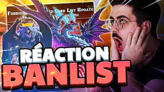 LA BANLIST EST TOMBÉE  🤯 LA FIN DE LANNÉE DU FEU   Banlist Reaction ft barcodetcg  YuGiOh [upl. by Favrot]