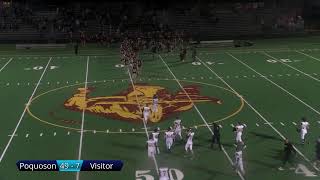 Poquoson Varsity Football vs Bruton High [upl. by Ahs]