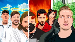 Die MEISTGEHASSTESTEN und BELIEBTESTEN YouTuber [upl. by Lagasse]