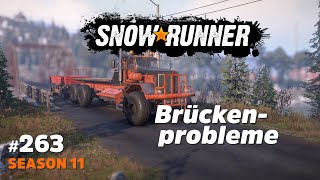 Snowrunner 11  Aufgabe quotBrückenproblemequot Skandinavien  Komplettlösung 263  Gameplay Uncut [upl. by Aerdnwahs]