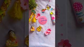 DIY Greeting Card For Janamasthami diy satisfying shorts short kids viralshorts [upl. by Krauss209]