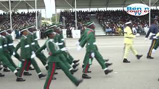 DETACHEMENT ARMEE NIGERIANE AU DEFILE [upl. by Cadman]