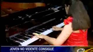 Conozca la historia de Stefanía Molina la pianista no vidente [upl. by Ledba509]