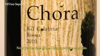 Chora Rosso IGT Calabria 2010 LAcino  Videodegustazione Online wine tasting [upl. by Doownel382]