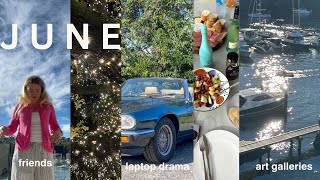 A few interesting days in June vlog  Art gallery new laptop amp cute brunches with friends [upl. by Ayres]