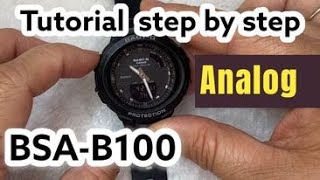 BabyG BSAB100 How to adjust the ANALOG TIME step by step [upl. by Airamana994]