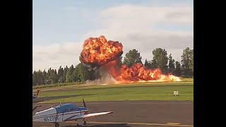 Fatal Crash of a Beechcraft V35B Bonanza at VancouverPearson Field Washington June 28 2022 [upl. by Arocat]