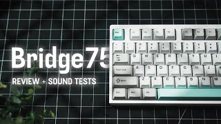 The best value 75 keyboard  PERIOD Bridge75 Review  Sound Tests [upl. by Jody]