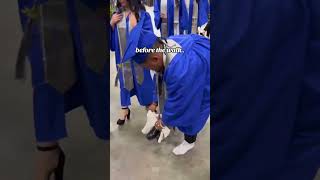 Breaking out the Moonwalk during Graduation 🎓 🤣 [upl. by Tiffanie]