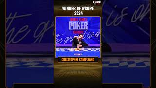 Christopher Campisano Wins His First WSOP Bracelet at WSOP Europe 2024 [upl. by Aileve189]