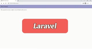 SOLVED The requested resource admin was not found on this server Laravel 10 [upl. by Atikan]