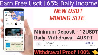 New Usdt Mining Site  Free mining sites  usdt mining apps  without deposit usdt mining site 2024 [upl. by Kecaj]