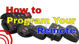 How To program DEI Viper Python Avital Sidewinder Valet Hornet Alarm Remote Transmitter Fobs [upl. by Matrona]