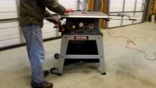 How To Assemble Craftsman 10 Table Saw Model  21807 [upl. by Ayotol]