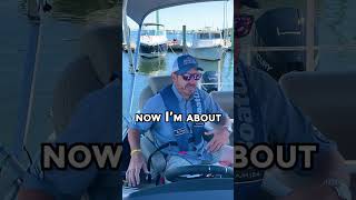 How to Back a Pontoon Boat out of the Dock Slip Bridge Marina Boating Tutorial boat shorts [upl. by Lontson180]