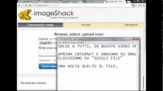 Come caricare le foto su un forum usando Imageshack [upl. by Ebarta153]