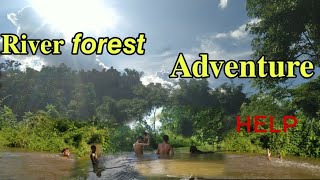 River forest 😳 full adventure 🐟🐛🦟abhijit11 [upl. by Juliette794]