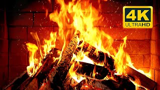 🔥 Cozy Fireplace 4K 12 HOURS Fireplace with Crackling Fire Sounds Fireplace Burning 4K [upl. by Hadnama]