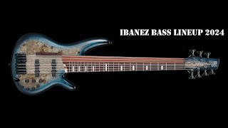 Ibanez Bass Lineup 2024 SR Workshop basicallybassguitar ibanez ibanezbass [upl. by Nisen]