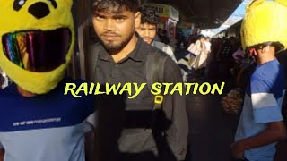 railway station mein reaction liya tha [upl. by Ciel]