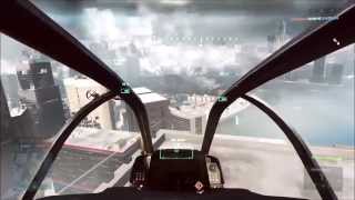 Battlefield 4  Attack Heli Tow Missile Montage [upl. by Nylhtiak]