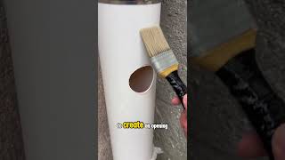 An easy way to install a drain pipe for a sink plumbingtech plumber [upl. by Fabe]