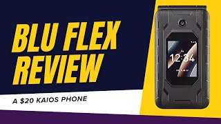 Blu Flex Review A 20 KaiOS Device with Essential Features [upl. by Analla]