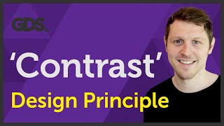 ‘Contrast’ Design principle of Graphic Design Ep945 Beginners guide to Graphic Design [upl. by Dahc]