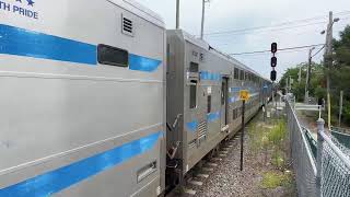 🔴 Long Island Rail Road Train 6005 at Speonk Sunday July 28 2024 [upl. by Nwahs]