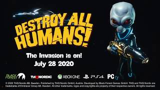 Destroy All Humans  Release Date Trailer [upl. by Notlek]