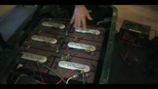 How to Charge Dead Golf Cart Batteries Manually [upl. by Haroppizt589]