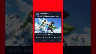 When Vegeta fight with Broly dragonball ytshorts viral TechnoGamerzOfficial [upl. by Ainesey247]