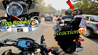 All New 2024 Honda CB350 Top Speed Test 🔥 Crazy Reactions on GodZilla 😍 [upl. by Aned134]