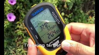 Multifunction GPS altimeter target place save and tracking [upl. by Emelia]