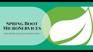 Spring Boot MicroServices with Spring Cloud API Gateway Part 2 Registration API [upl. by Philander]