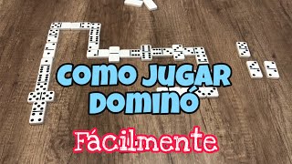 Dominó como jugar reglas del dominó  how to play domino tutorial de domino  domino  fichas [upl. by Richlad]