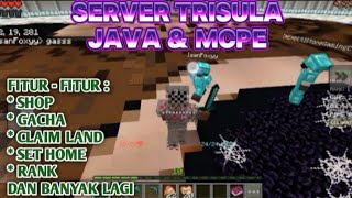 BERMAIN DI PVP SERVER TRISULA JAVA amp MCPE FULL POWERR GASPOLL [upl. by Elfrieda]