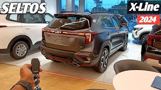 Kia Seltos XLine 2024 😍 Seltos Top Model Review ❣️ [upl. by Omer]