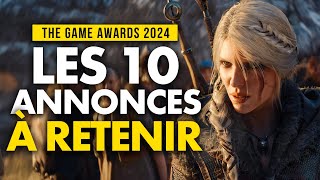 GAME AWARDS 2024  Les 10 GROSSES ANNONCES à retenir  🔥 The Witcher 4 Elden Ring Mafia 4 [upl. by Yanrahc]