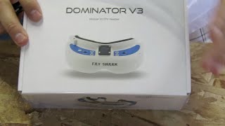 First Unboxing of The FatShark Dominator V3 Goggles [upl. by Uund]