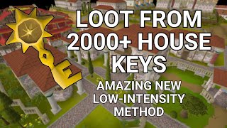 LOOT FROM 2K HOUSE KEYS and more osrs [upl. by Nelyt]