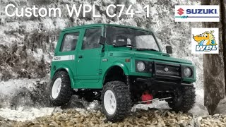 Custom 110 WPL C741 Suzuki Jimny  Crawler World [upl. by Yhtimit64]