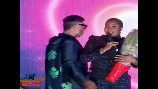 CINDY LE COEUR FT KOFFI OLOMIDE  MON BONHEUR LIVE PERFORMANCE IN BRAZZAVILLE [upl. by Crystie]