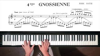 Erik Satie  Gnossienne No4  Paul Barton FEURICH piano [upl. by Lea]