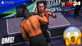 WWE 2K24  The Great Khali vs The Undertaker  WrestleMania XL Main Event Match  PS5™ 4K60 [upl. by Adyeren]