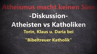 Macht Atheismus Sinn Debatte Atheisten vs Christen [upl. by Wallie493]