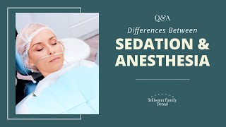 Differences Between Sedation and Anesthesia [upl. by Initsed545]