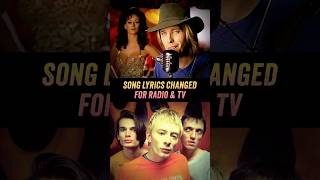 Song Lyrics That Were Changed For Radio amp TV  Tom Petty Radiohead [upl. by Aelsel5]